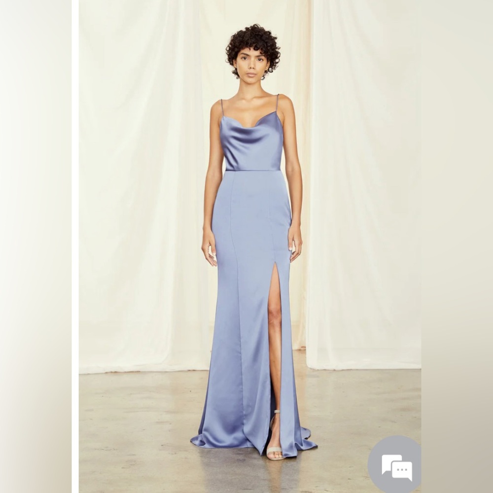 Amsale Chloe Petrol (deep teal) formal dress